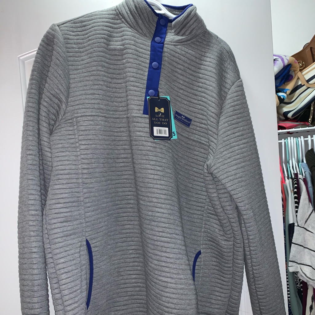 Grey Simply Southern Pullover